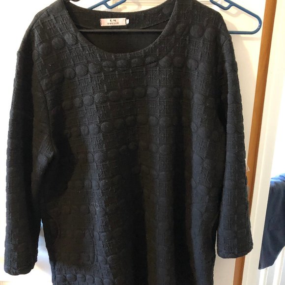 3X Om Black Sweater - Picture 1 of 1